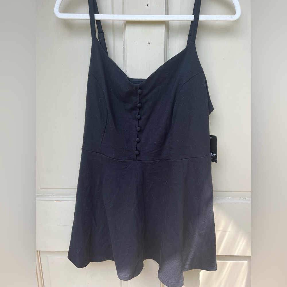 NWT Torrid Foxy Peplum Tank Top